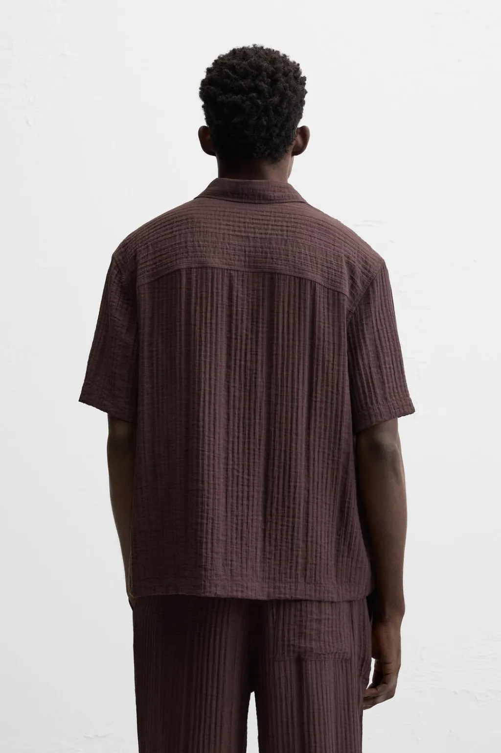 New CAMISA JACQUARD RAYAS Hombre Camisas