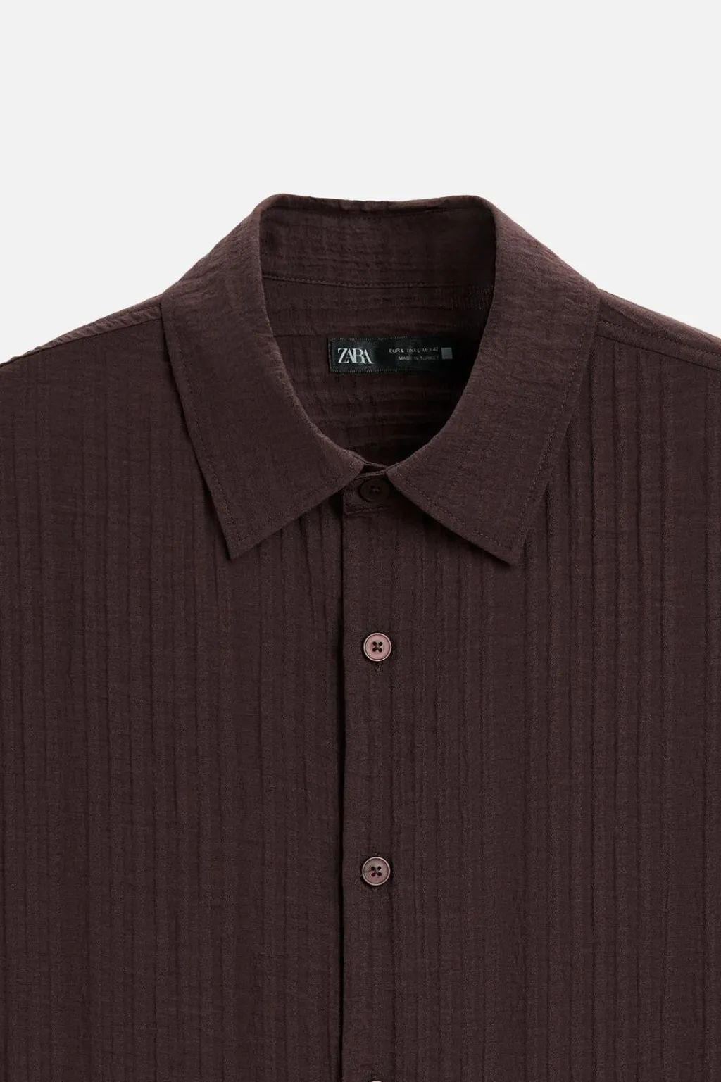 New CAMISA JACQUARD RAYAS Hombre Camisas