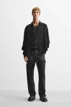 Online CAMISA JACQUARD RELIEVES Hombre Camisas