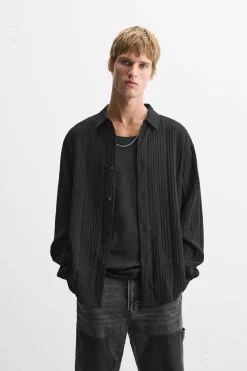 Online CAMISA JACQUARD RELIEVES Hombre Camisas