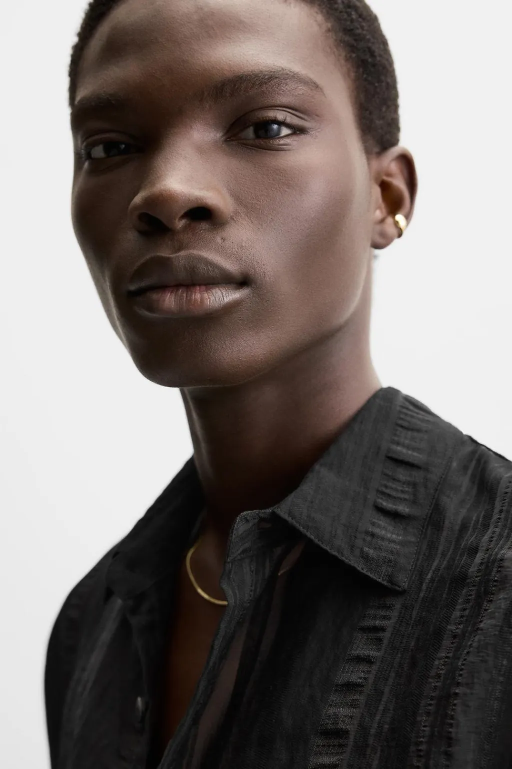 Online CAMISA JACQUARD SEMITRANSPARENTE Hombre Camisas