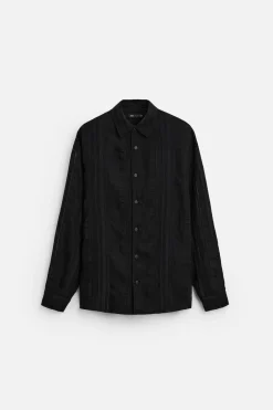 Online CAMISA JACQUARD SEMITRANSPARENTE Hombre Camisas