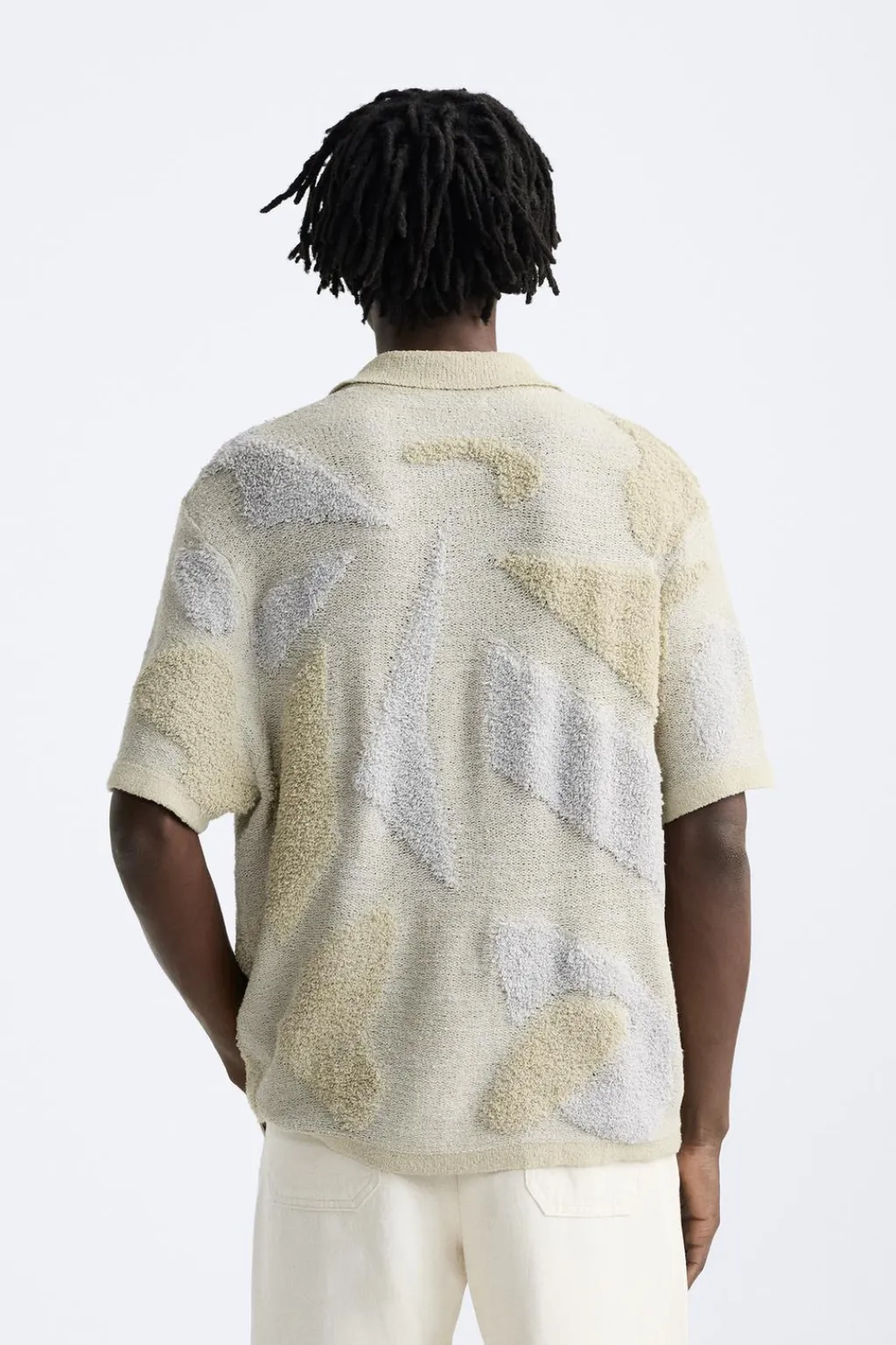 Hot CAMISA JACQUARD TOALLA Hombre Jerséis / Chaquetas