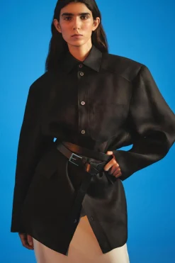 Online CAMISA LARGA CINTURÓN ICONS LIMITED EDITION Mujer Camisas / Blusas