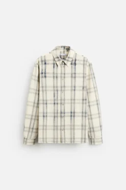 Sale CAMISA LAVADA CUADROS Hombre Camisas