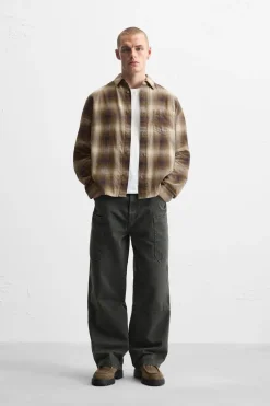 Online CAMISA LAVADA CUADROS Hombre Camisas