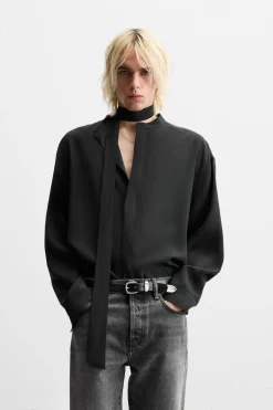 New CAMISA LAZO Hombre Camisas