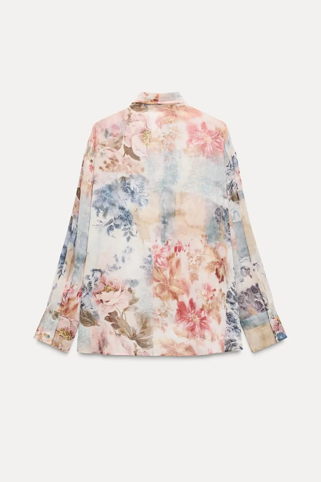 New CAMISA LAZO ESTAMPADO FLORAL Mujer Camisas / Blusas