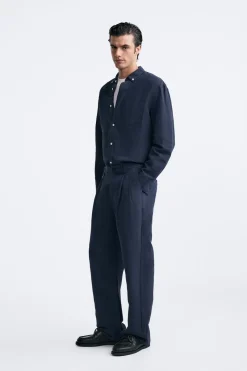 Online CAMISA LINO - SEDA Hombre Camisas