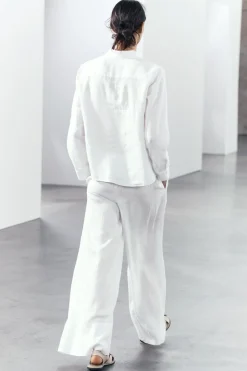 Hot CAMISA LINO 100% ZW COLLECTION Mujer Camisas / Blusas