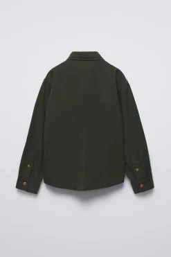 Niños ZARA 6 - 14 Años·Camisas / Sobrecamisas<CAMISA LISA FRANELA