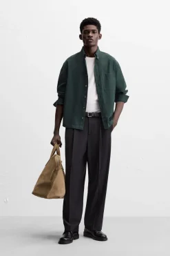 Best CAMISA LYOCELL - ALGODÓN Hombre Camisas