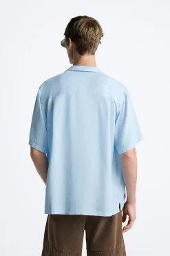 Sale CAMISA LYOCELL BORDADO Hombre Camisas