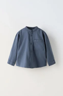 Niños ZARA 1½ - 6 Años·Camisas / Sobrecamisas<CAMISA MAO BOLSILLO