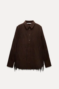 Outlet CAMISA MAXI FLECOS ZW COLLECTION Mujer Camisas / Blusas