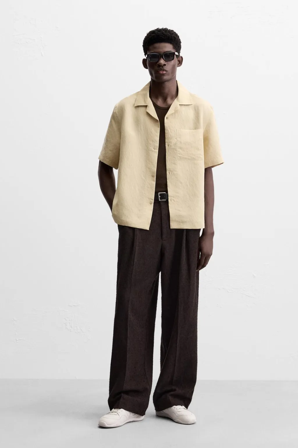 New CAMISA MEZCLA MODAL Hombre Camisas