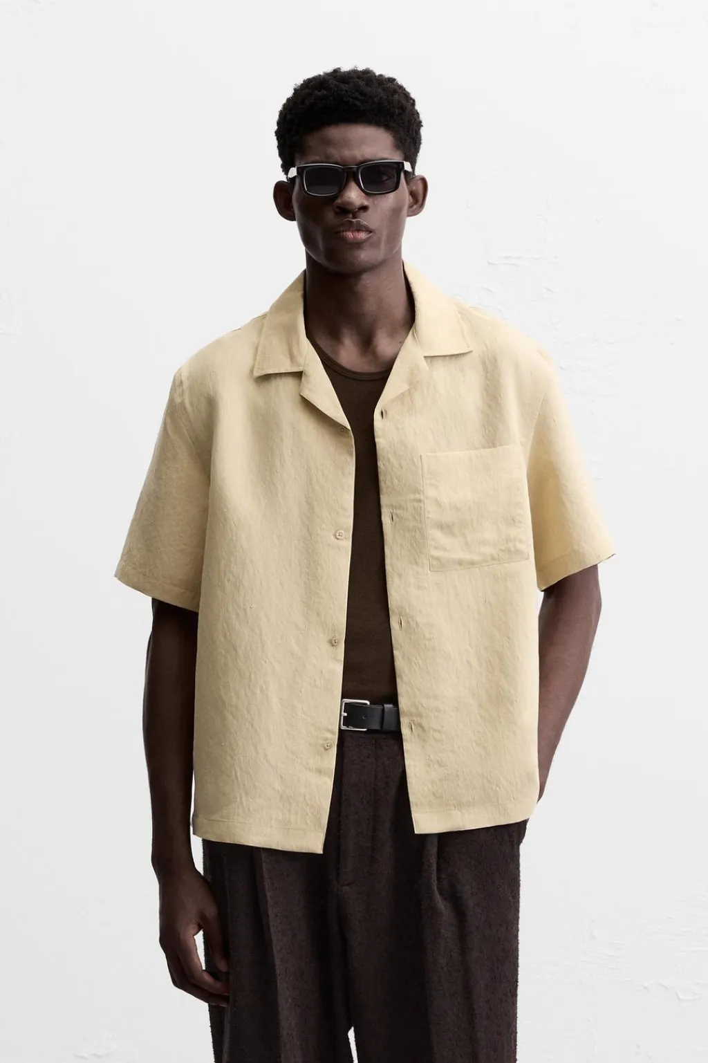 New CAMISA MEZCLA MODAL Hombre Camisas