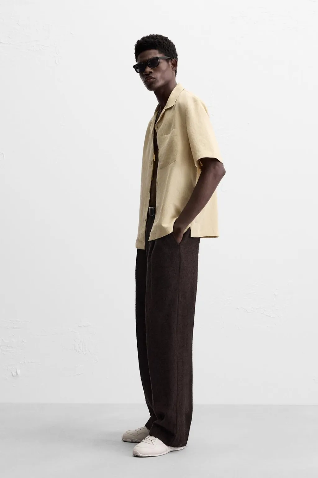 New CAMISA MEZCLA MODAL Hombre Camisas