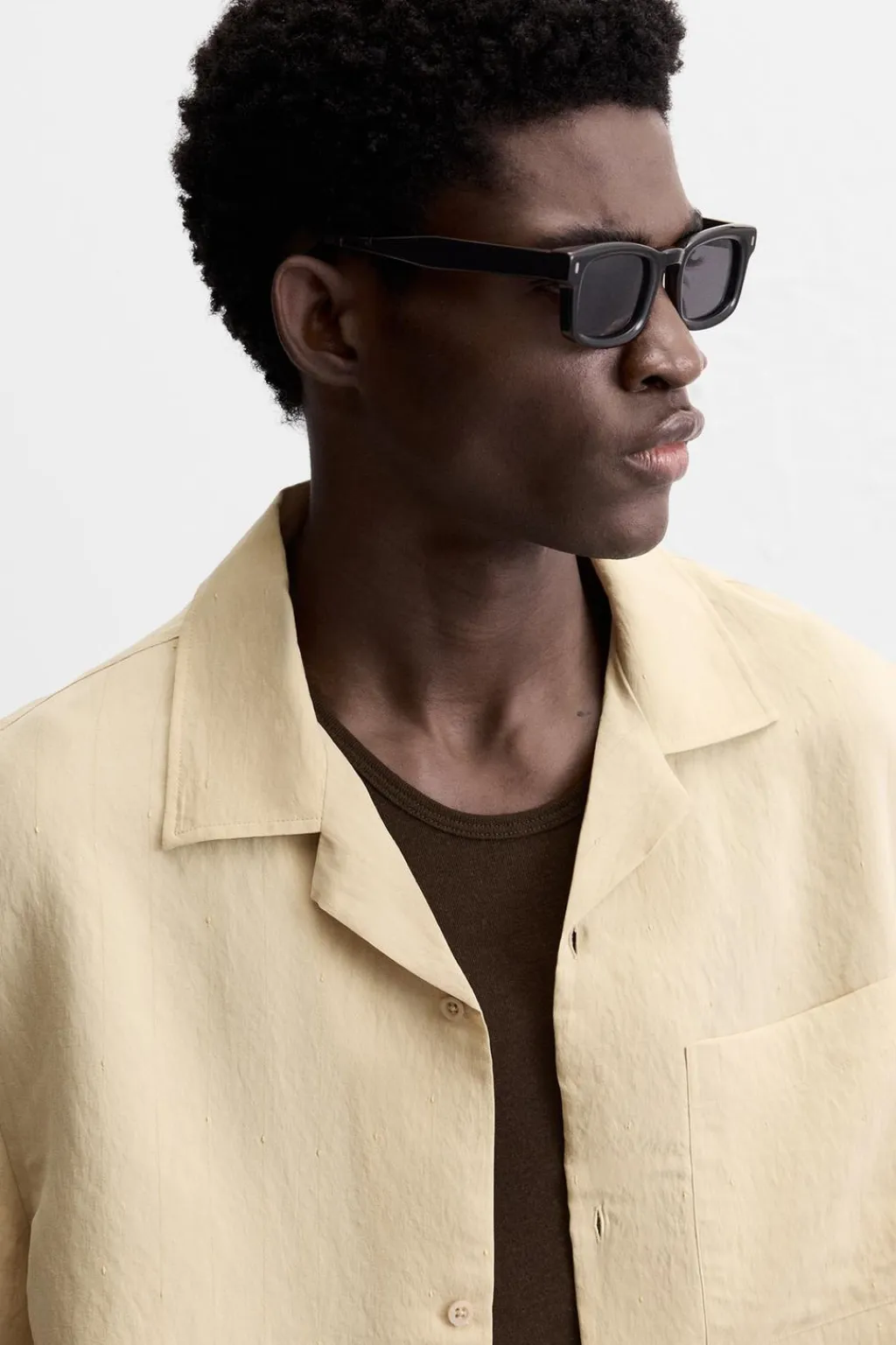 New CAMISA MEZCLA MODAL Hombre Camisas