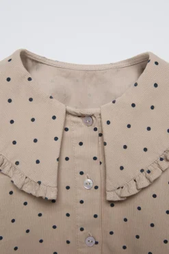 Niños ZARA 1½ - 6 Años·Camisas|1½ - 6 Años·Total Look<CAMISA MICROPANA TOPOS