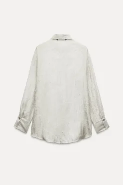 Best CAMISA ORGANZA EFECTO ARRUGADO Mujer Camisas / Blusas