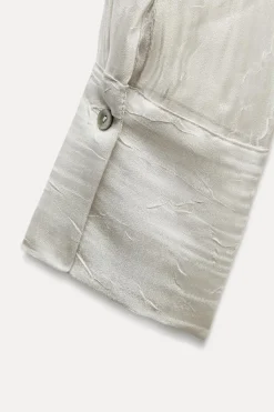 Best CAMISA ORGANZA EFECTO ARRUGADO Mujer Camisas / Blusas