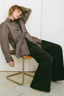 Clearance CAMISA OVERSIZE AJUSTABLE Mujer Camisas / Blusas