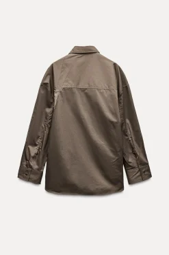 Clearance CAMISA OVERSIZE AJUSTABLE Mujer Camisas / Blusas