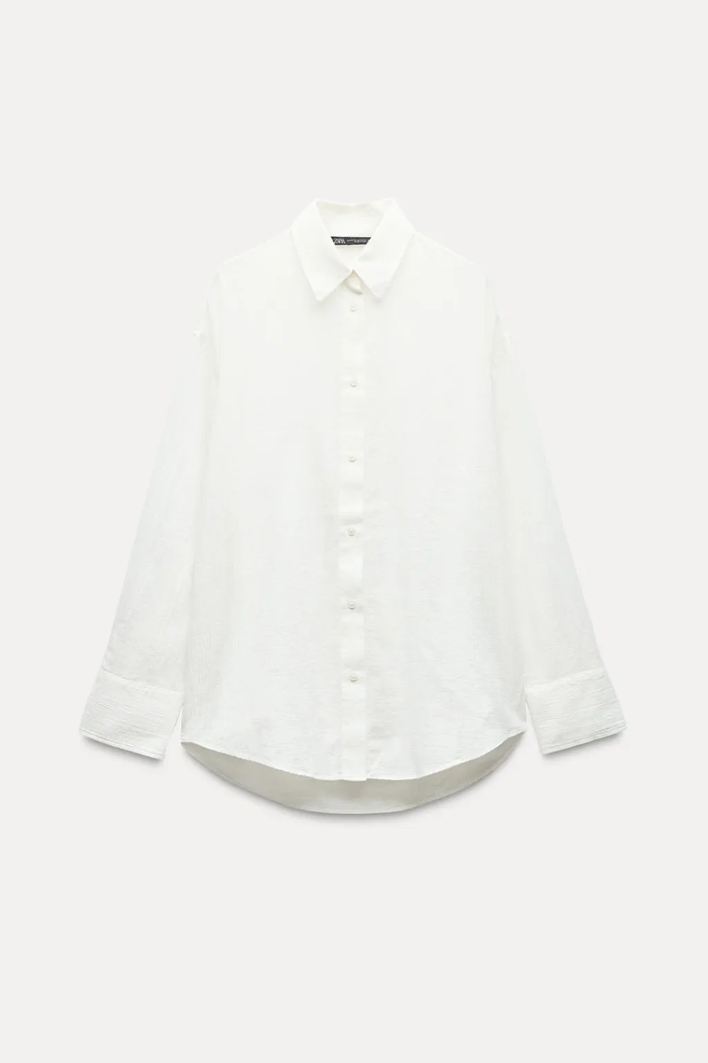 Fashion CAMISA OVERSIZE ALGODÓN GASA Mujer Camisas / Blusas