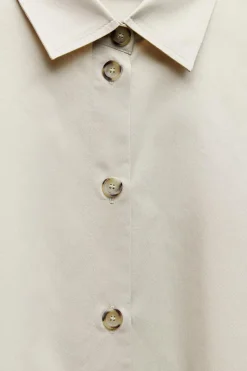 Hot CAMISA OVERSIZE BOTONES LATERALES Mujer Camisas / Blusas