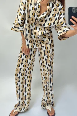 Outlet CAMISA OVERSIZE ESTAMPADO GEOMÉTRICO Mujer Camisas / Blusas