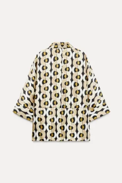 Outlet CAMISA OVERSIZE ESTAMPADO GEOMÉTRICO Mujer Camisas / Blusas