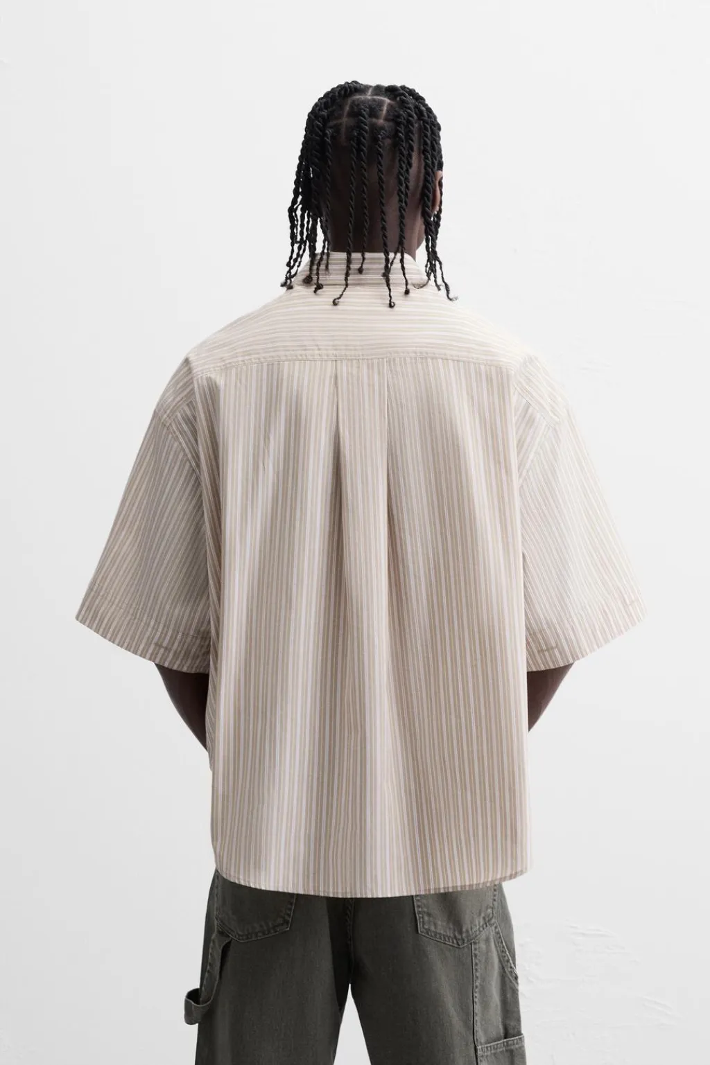 Online CAMISA OVERSIZE RAYAS Hombre Camisas