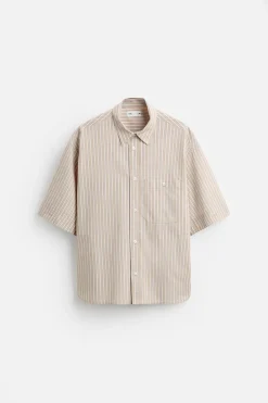 Online CAMISA OVERSIZE RAYAS Hombre Camisas