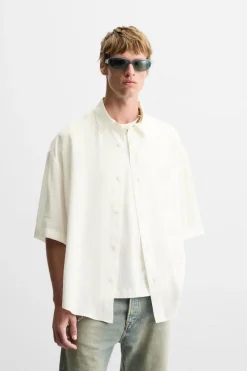 Outlet CAMISA OVERSIZE SÍMBOLOS Hombre Camisas