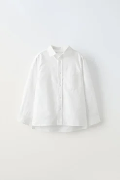 Niños ZARA 6 - 14 Años·Camisas / Sobrecamisas|6 - 14 Años·Trajes<CAMISA OXFORD