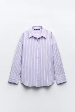 New CAMISA OXFORD CON ALGODÓN Mujer Camisas / Blusas