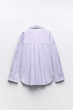 New CAMISA OXFORD CON ALGODÓN Mujer Camisas / Blusas