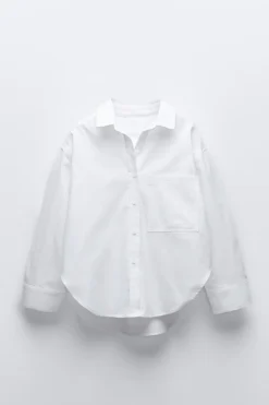 Niños ZARA 6 - 14 Años·Blusas / Camisas<CAMISA OXFORD Y TOP RIB