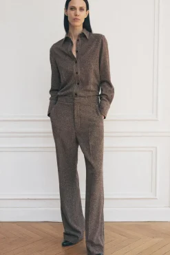 Outlet CAMISA PESPUNTES CONTRASTE ZW COLLECTION Mujer Camisas / Blusas