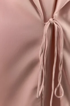 Clearance CAMISA PIJAMERA CRUZADA SATINADA Mujer Camisas / Blusas