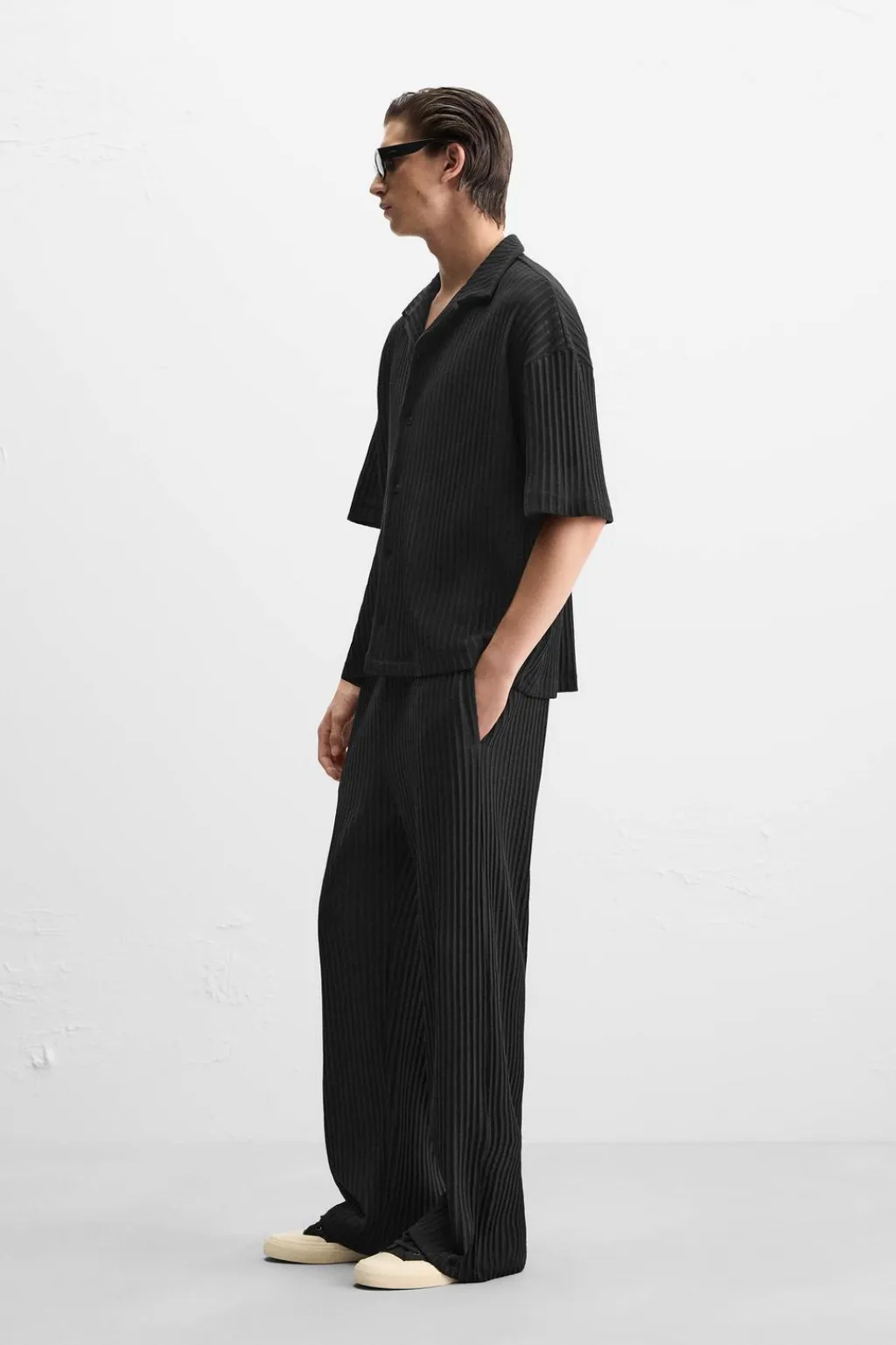 New CAMISA PLISADA Hombre Camisas