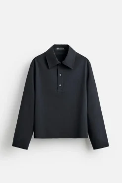 Fashion CAMISA POLO CON LANA Hombre Polos