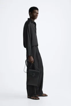 Fashion CAMISA POLO SATINADA Hombre Camisas