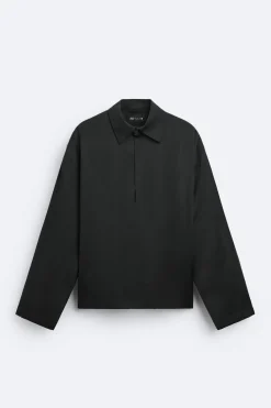 Fashion CAMISA POLO SATINADA Hombre Camisas