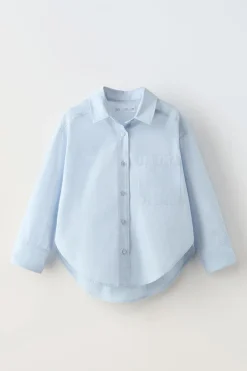 Niños ZARA 6 - 14 Años·Blusas / Camisas<CAMISA POPELÍN