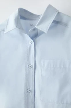 Niños ZARA 6 - 14 Años·Blusas / Camisas<CAMISA POPELÍN