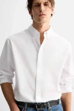 Fashion CAMISA POPELÍN Hombre Camisas