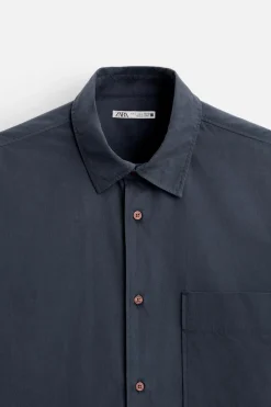 New CAMISA POPELÍN ALGODÓN Hombre Camisas