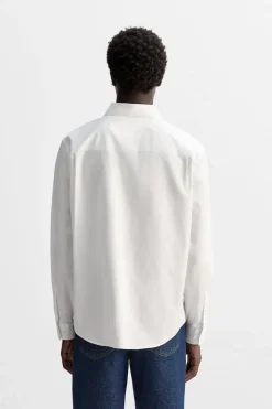 Clearance CAMISA POPELÍN ALGODÓN Hombre Camisas